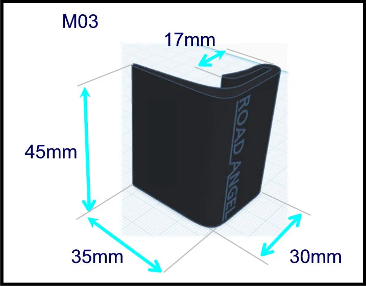 Road Angel Dashcam Clear-View Film résistant aux intempéries 2Pack