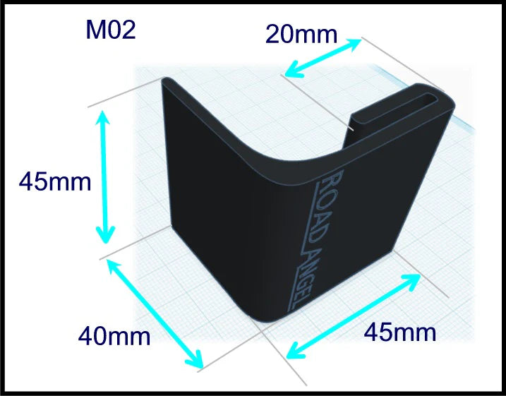 Road Angel Dashcam Clear-View Film résistant aux intempéries 2Pack