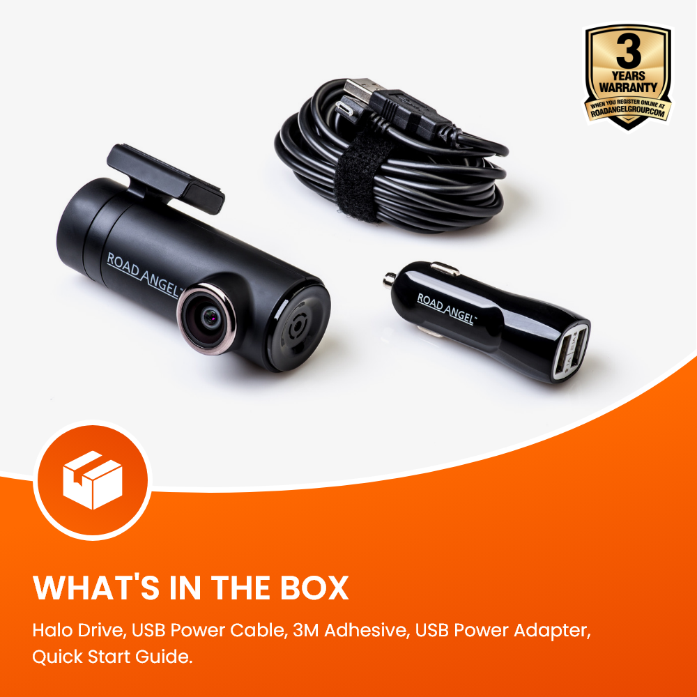 Caméra de tableau de bord Road Angel Halo Drive 1440p QHD