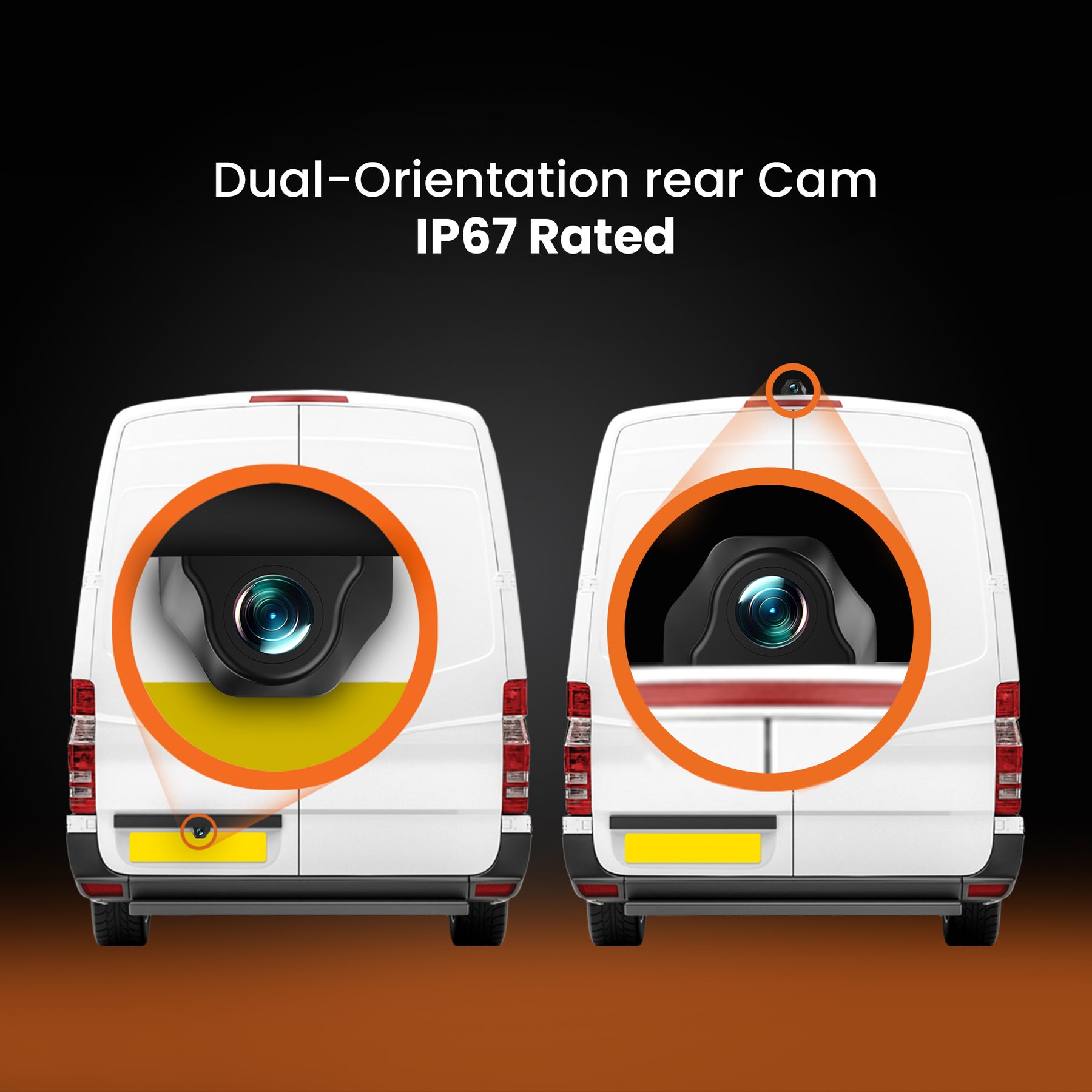 Road Angel Halo View Rétroviseur et caméra de tableau de bord